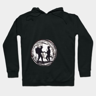 Firefighter Brotherhood Circle Art No. 859 Hoodie